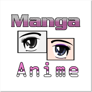 Manga Anime Eyes Posters and Art